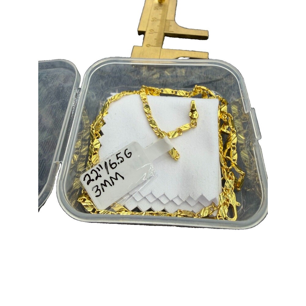 18K Thai Baht Chain 6.5g 22” 3MM